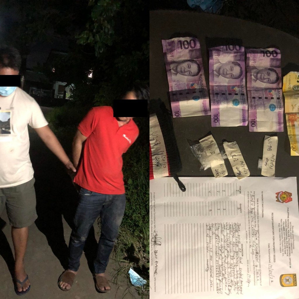 Isa Arestado, Php 35k Halaga ng ilegal na Droga kumpiskado Buy Bust Operation ng Calamba&nbsp;Pulis