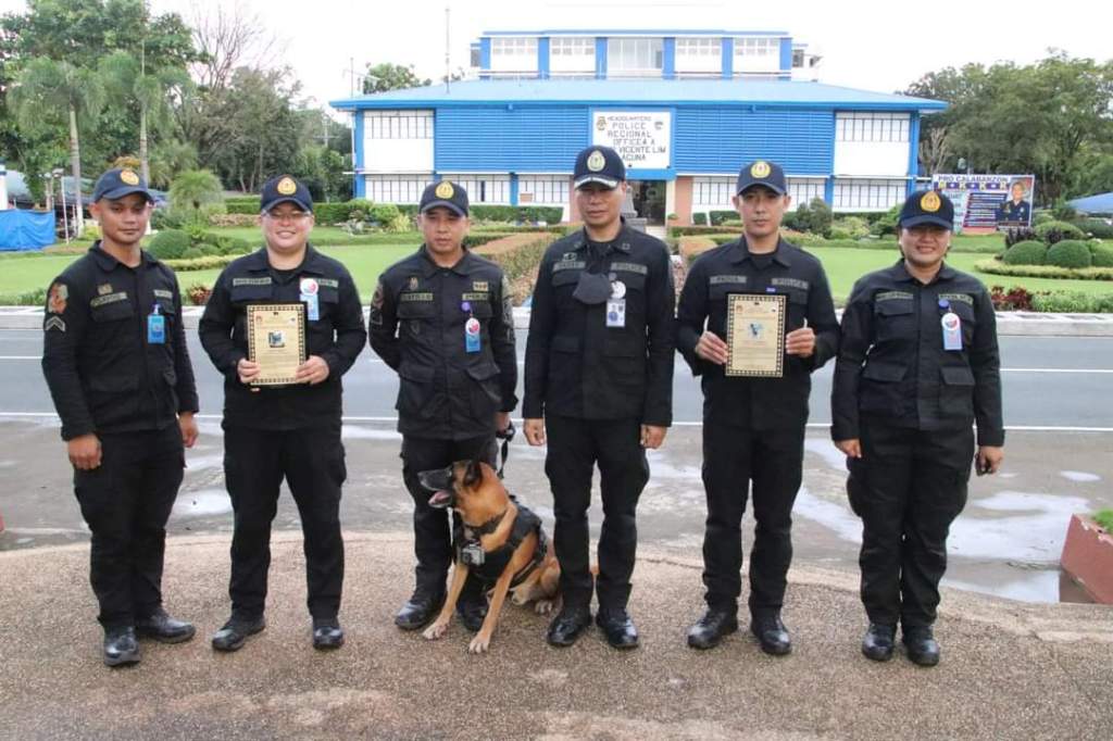 PRO CALABARZON Honors 2 EOD Canines During Retirement&nbsp;Ceremony