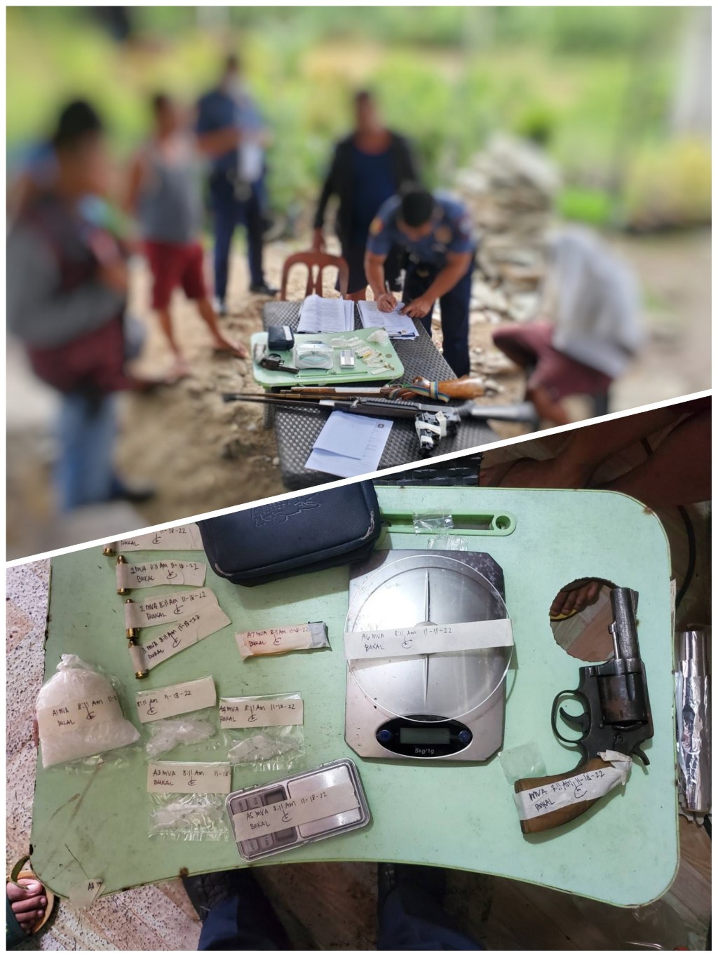 Shabu at baril nakumpiska sa isang&nbsp;Hardinero