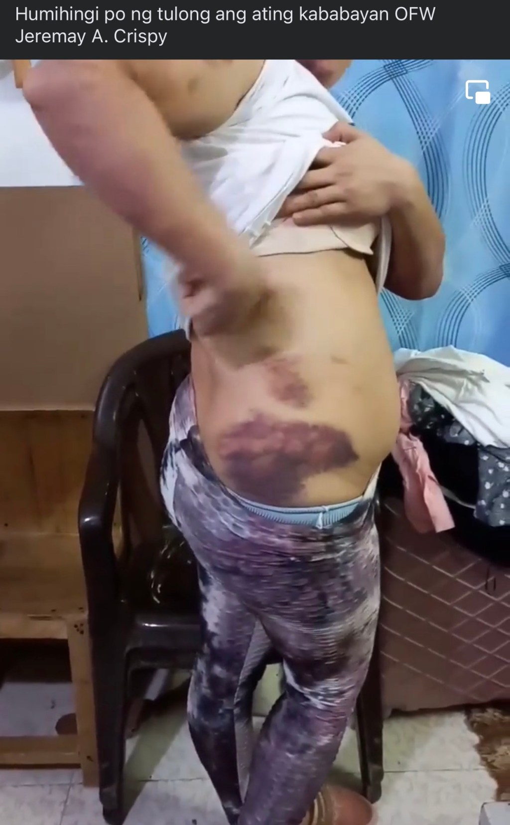 OFW BINUBUGBOG NG AMO HUMIHINGI NG&nbsp;TULONG