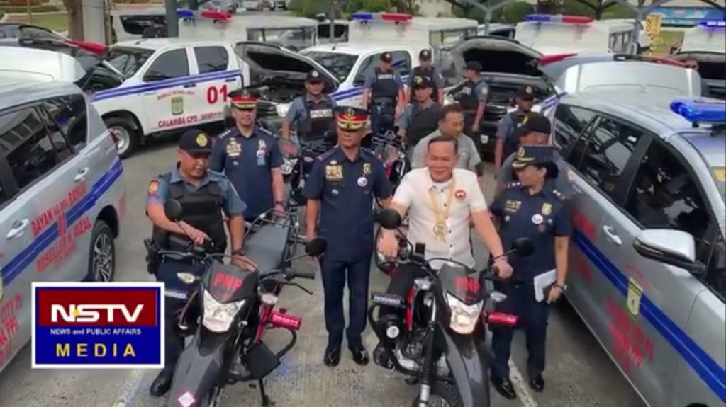 7 SASAKYAN AT 4 NA MOTORSIKLO KALOOB NG CALAMBA LGU sa&nbsp;PNP