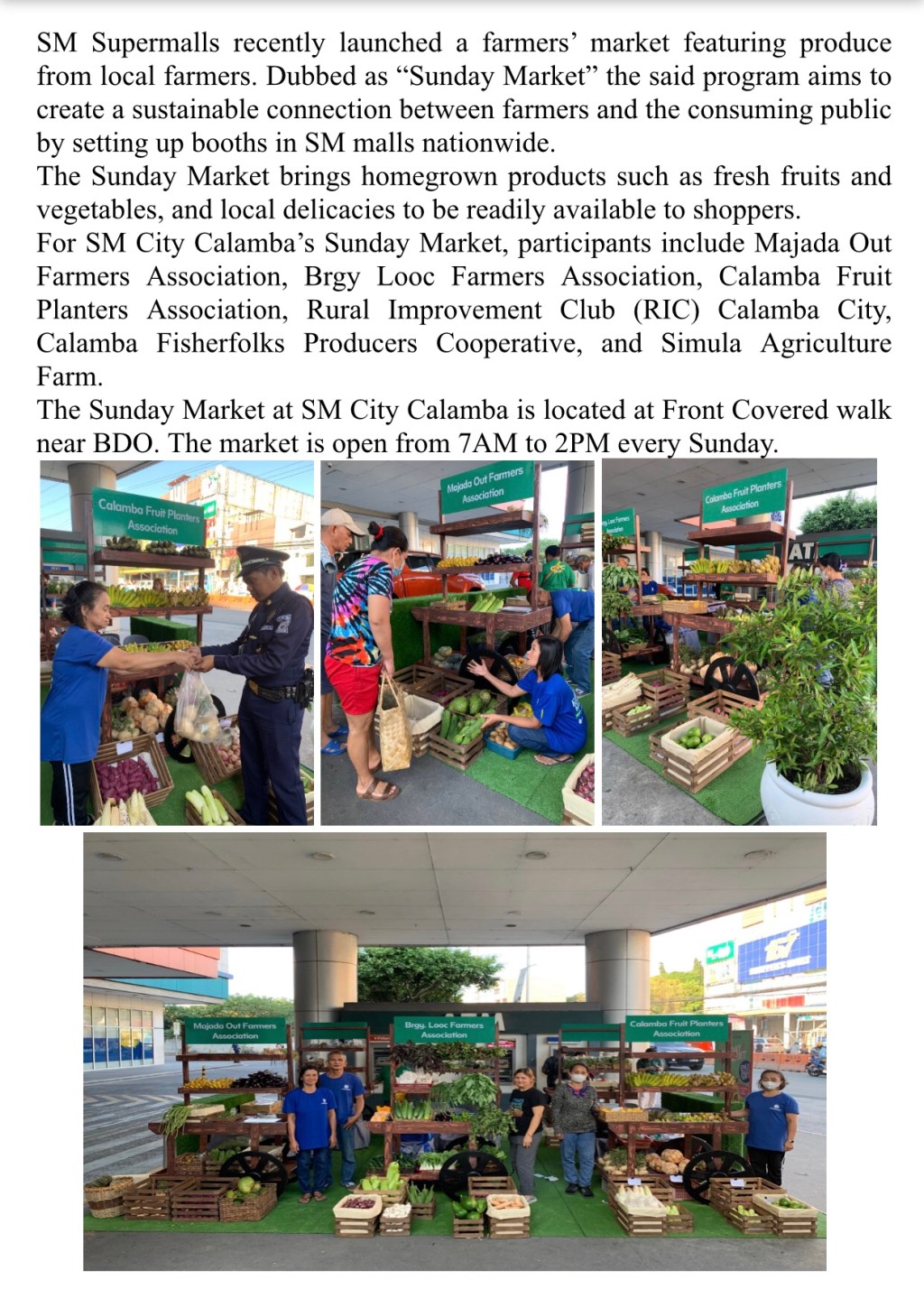 SM Supermalls farmers’ market featuring produce from local&nbsp;farmers