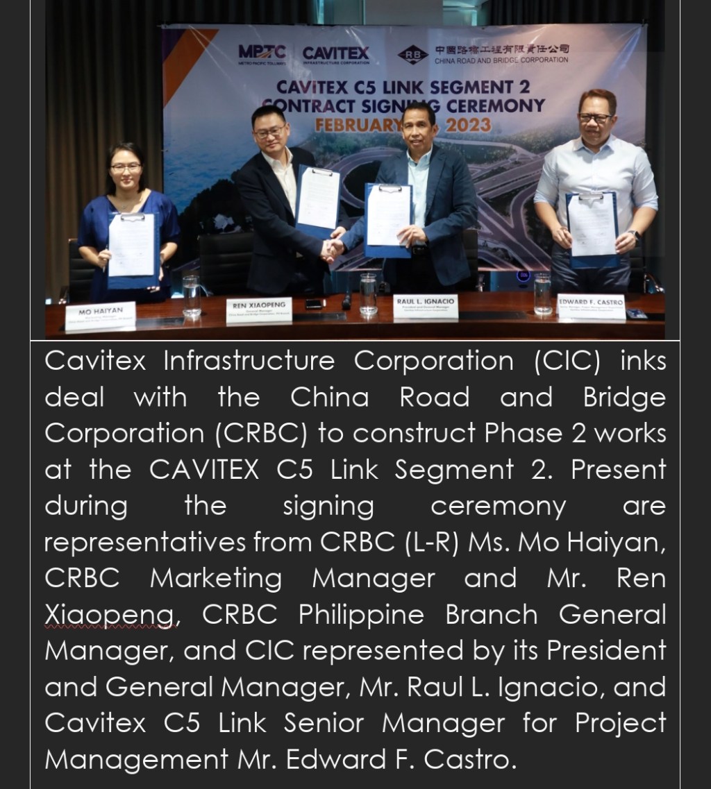 Phase 2 Construction of CAVITEX C5 Link Segment 2 Set To&nbsp;Begin