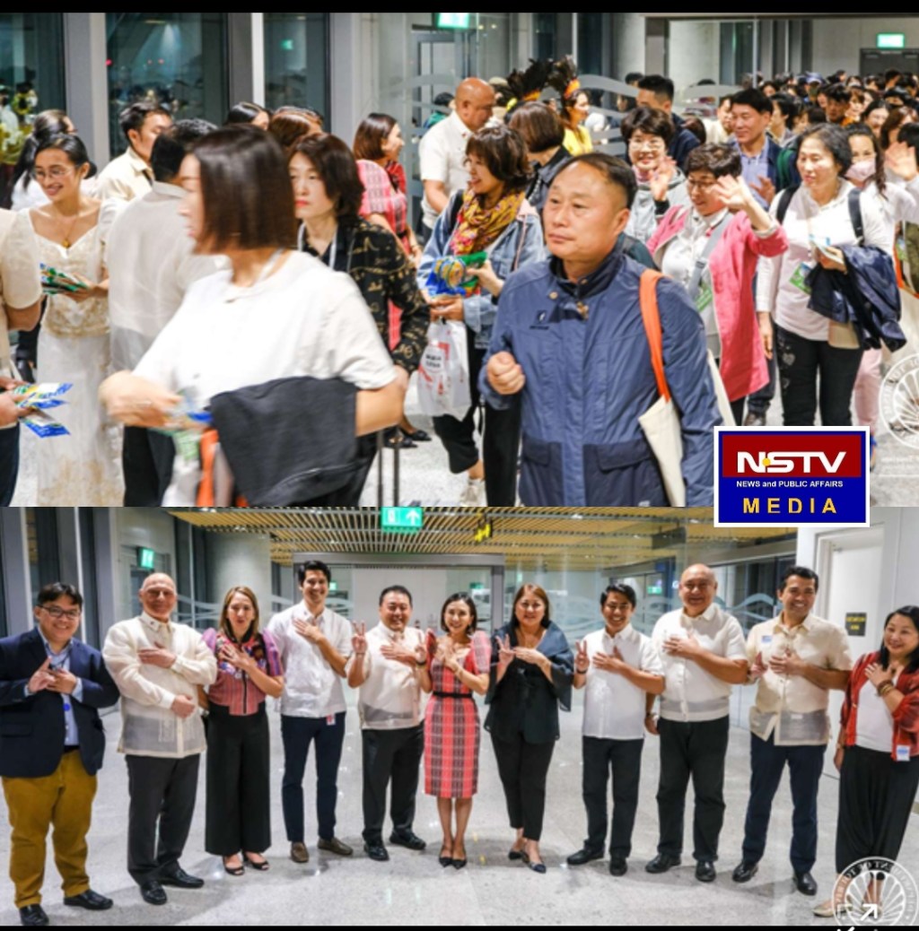 RECORD NUMBER 1,400 KOREANS ARRIVE TO FILIPINO WELCOME LED BY TOURISM SECRETARY&nbsp;FRASCO