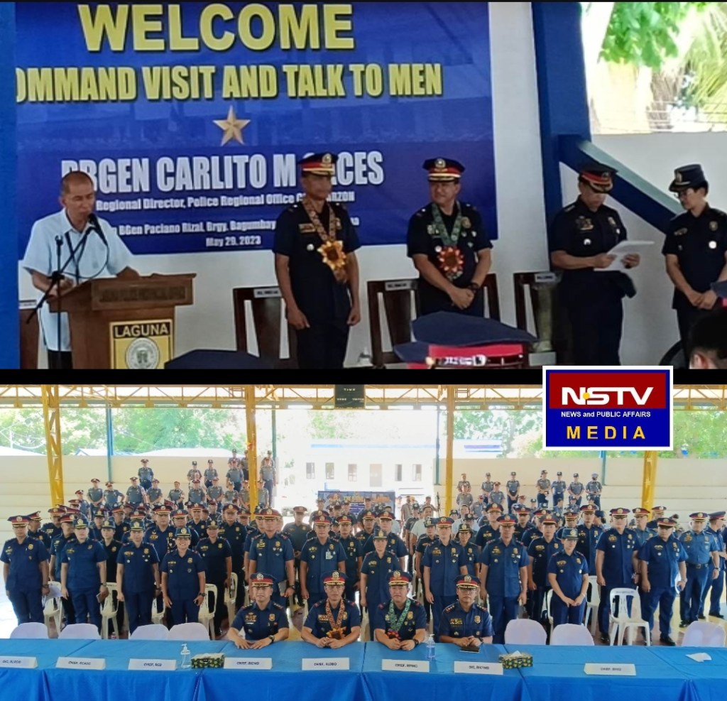 Regional Director PBGEN CARLITO M GACES bumisita sa unang pagkakataon sa Laguna&nbsp;PPO