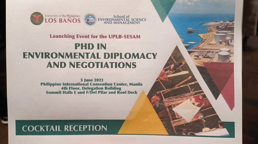 PHD IN ENVIRONMENTAL DIPLOMACY AND&nbsp;NEGOTIATIONS