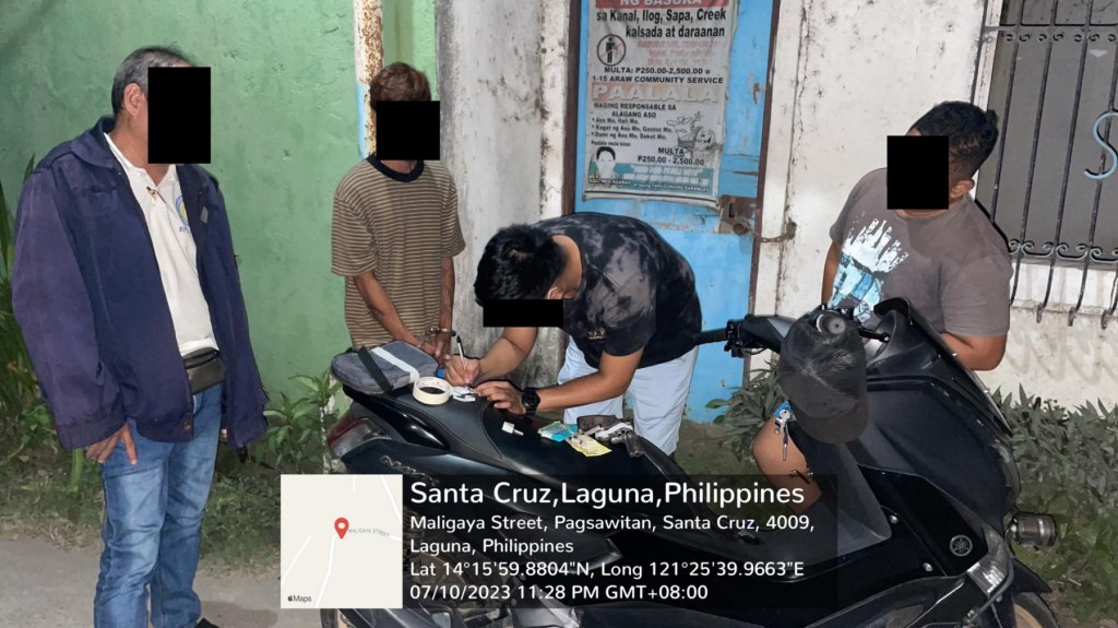 34k halaga ng Shabu at Baril Kumpiskado sa Buy-Bust Operation ng Santa Cruz&nbsp;Pulis