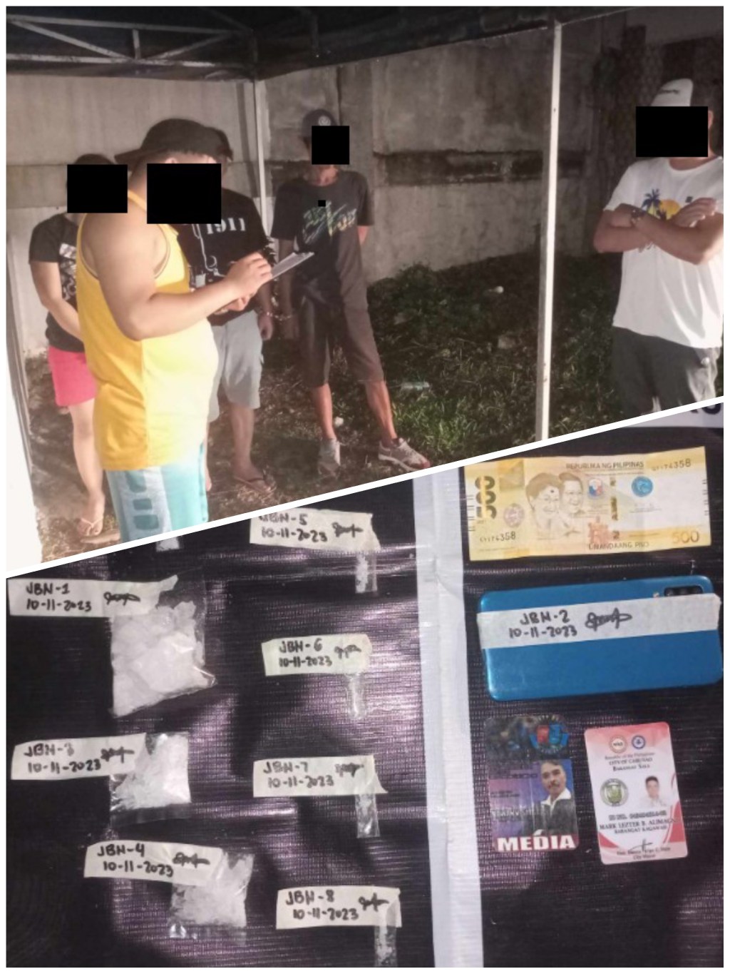 408k halaga ng shabu kumpiskado sa Drug Buy-bust Operation ng Pulis Cabuyao Tatlo&nbsp;Arestado