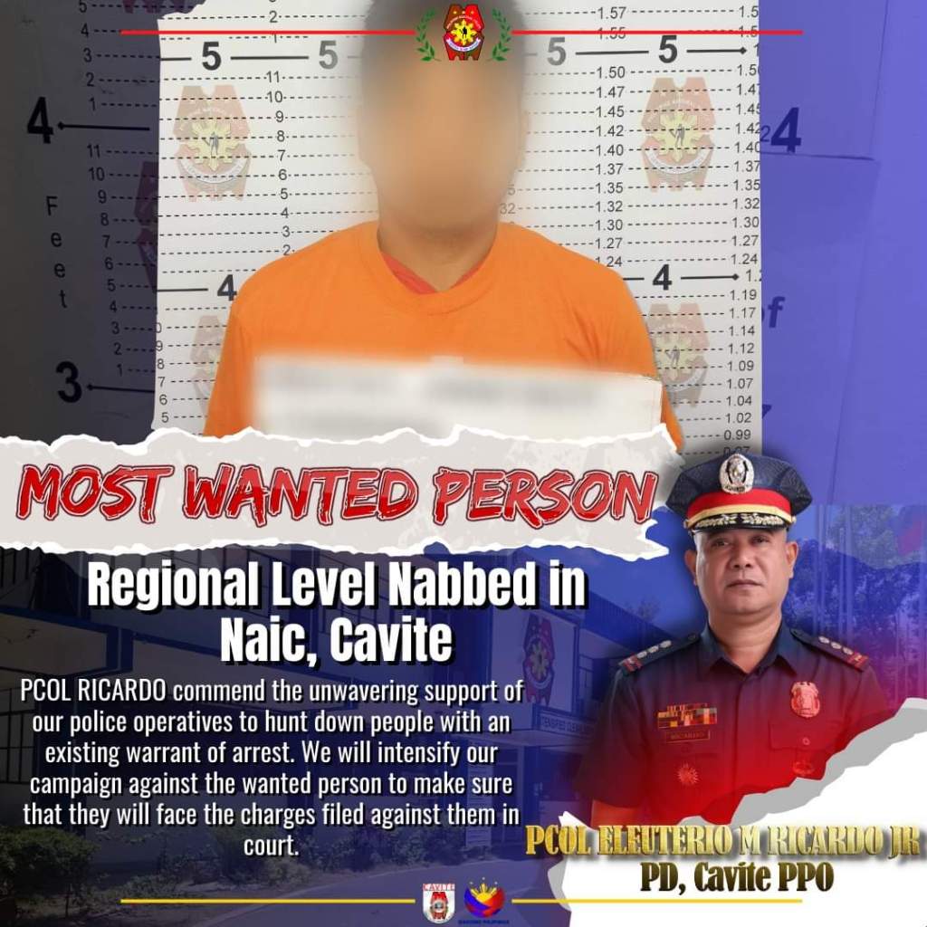 Most Wanted Person Regional Level Nabbed in&nbsp;Cavite