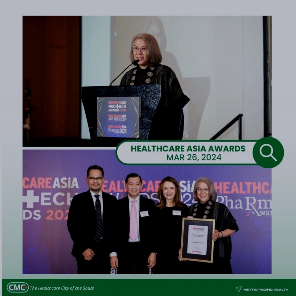 Calamba Medical Center (CMC) received an international&nbsp;recognition