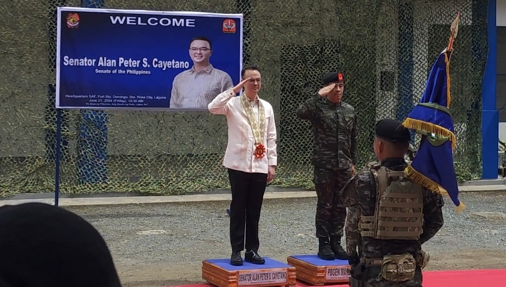 Cayetano prods SAF in its transformative role in country
