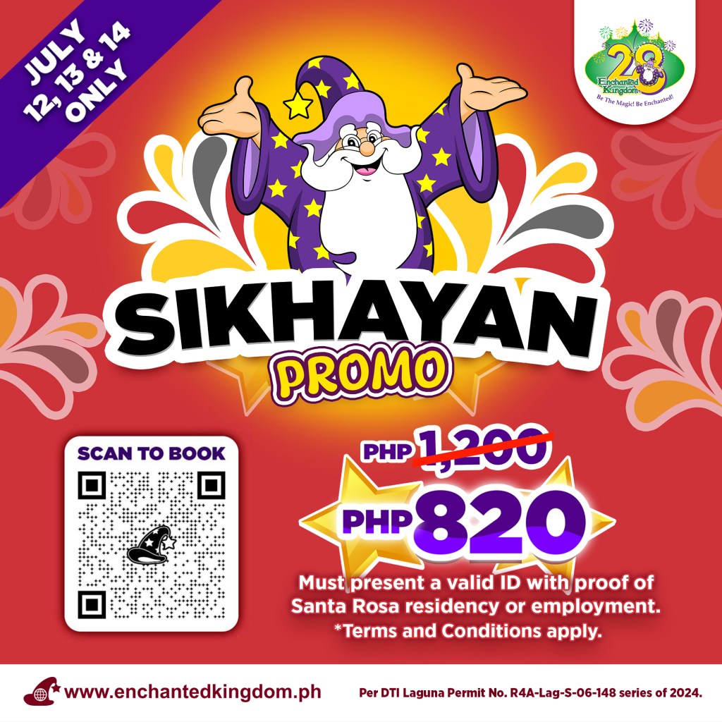 Enchanted Kingdom celebrates Sikhayan Festival 2024 with a magical&nbsp;promo