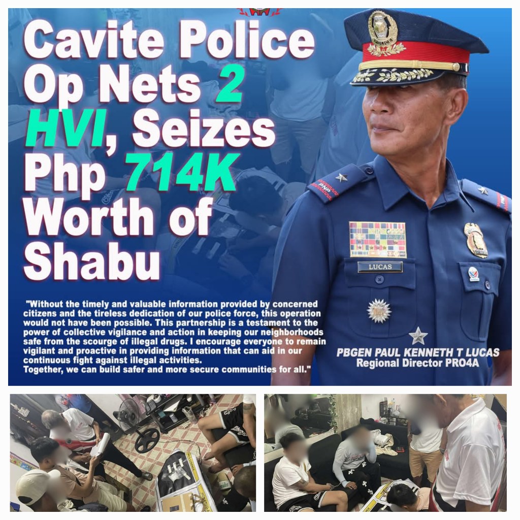 Cavite Police Operation Nets Two High-Value Individuals, Seizes Php 714K Worth of&nbsp;Shabu