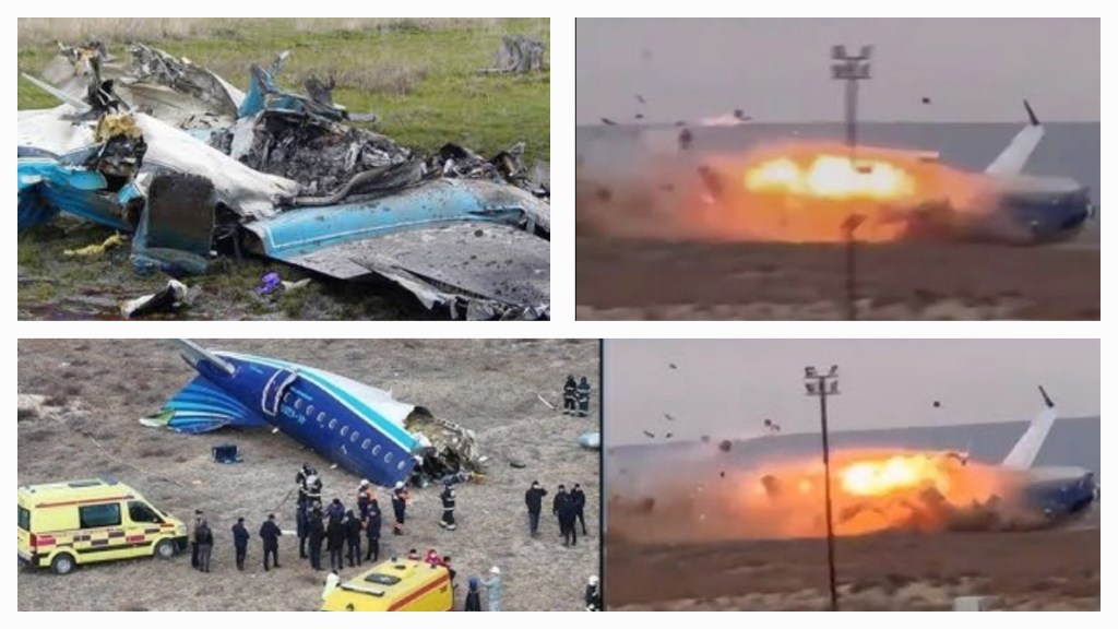 Christmas Tragedy: Azerbaijan Airlines Plane Crashes in Kazakhstan, Leaving 35 Dead and 32&nbsp;Injured