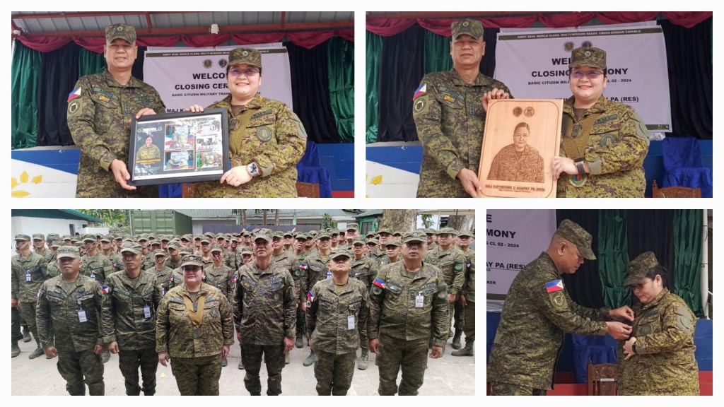 Vice Governor Karen Agapay Joins Philippine Army Reserve as Major During Closing Ceremony of Basic Citizen Military&nbsp;Training