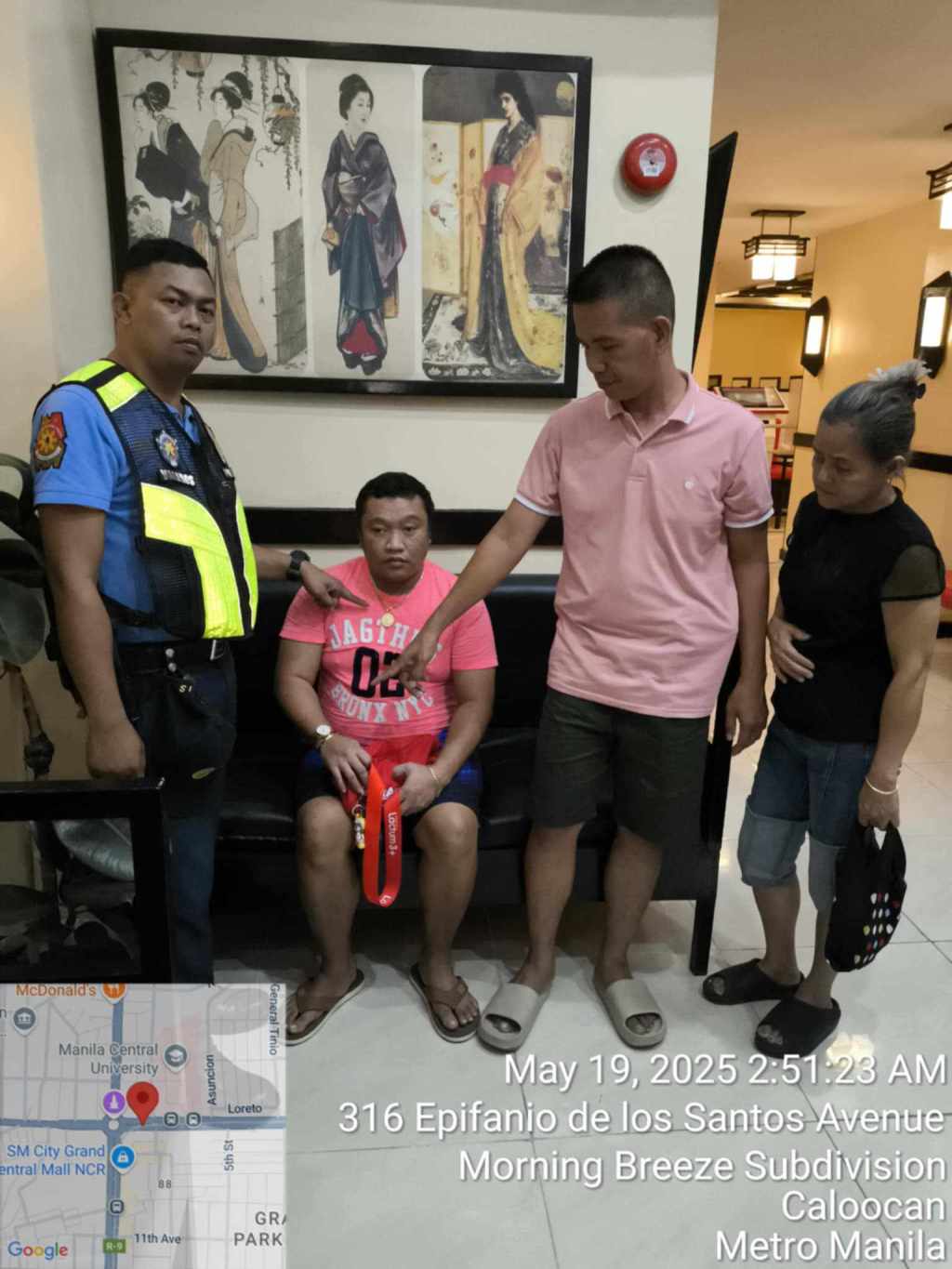 Ginang, Nagpasalamat sa Sangangdaan Police Substation 4 sa Matagumpay na Pagdakip sa Suspek sa Robbery&nbsp;Case