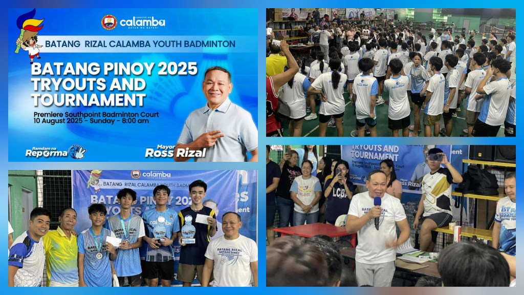 Batang Rizal, Batang Pinoy: Calamba Youth Shine in 2025 Badminton&nbsp;Tryouts