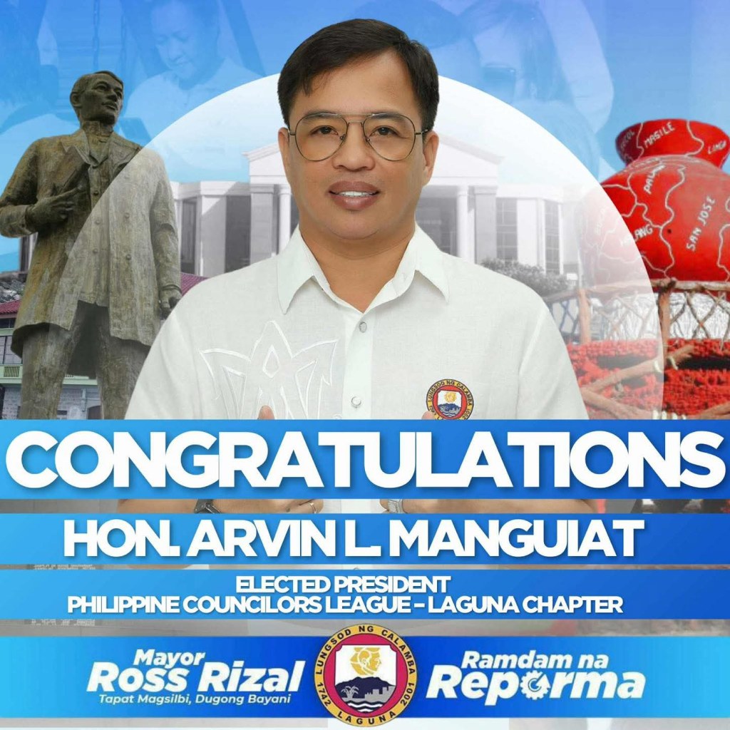 Councilor Arvin Manguiat Named PCL-Laguna President, Earns Praise from Mayor Ross&nbsp;Rizal