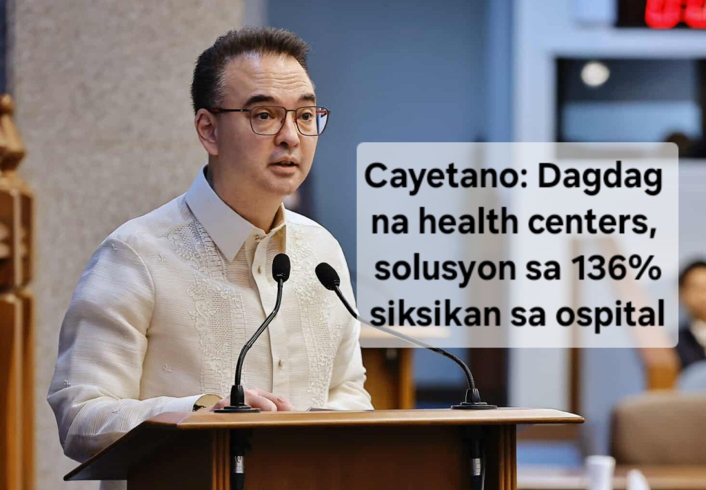 Cayetano: Dagdag na health centers, solusyon sa 136% siksikan sa&nbsp;ospital