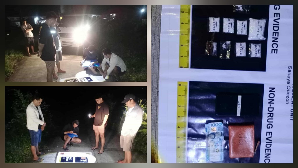 MAHIGIT 1M HALAGA NG SHABU NASABAT SA BUY BUST NG QUEZON&nbsp;PNP