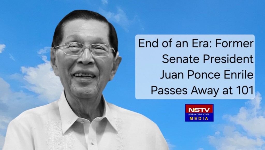 Former Senate President Juan Ponce Enrile Passes Away at&nbsp;101