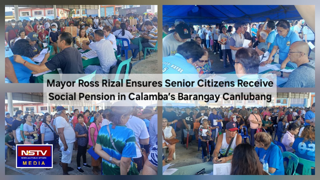 Mayor Ross Rizal Ensures Senior Citizens Receive Social Pension in Calamba’s Barangay&nbsp;Canlubang