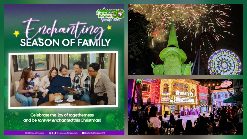 Enchanted Kingdom welcomes Christmas with its Enchanting Season of Family&nbsp;campaign