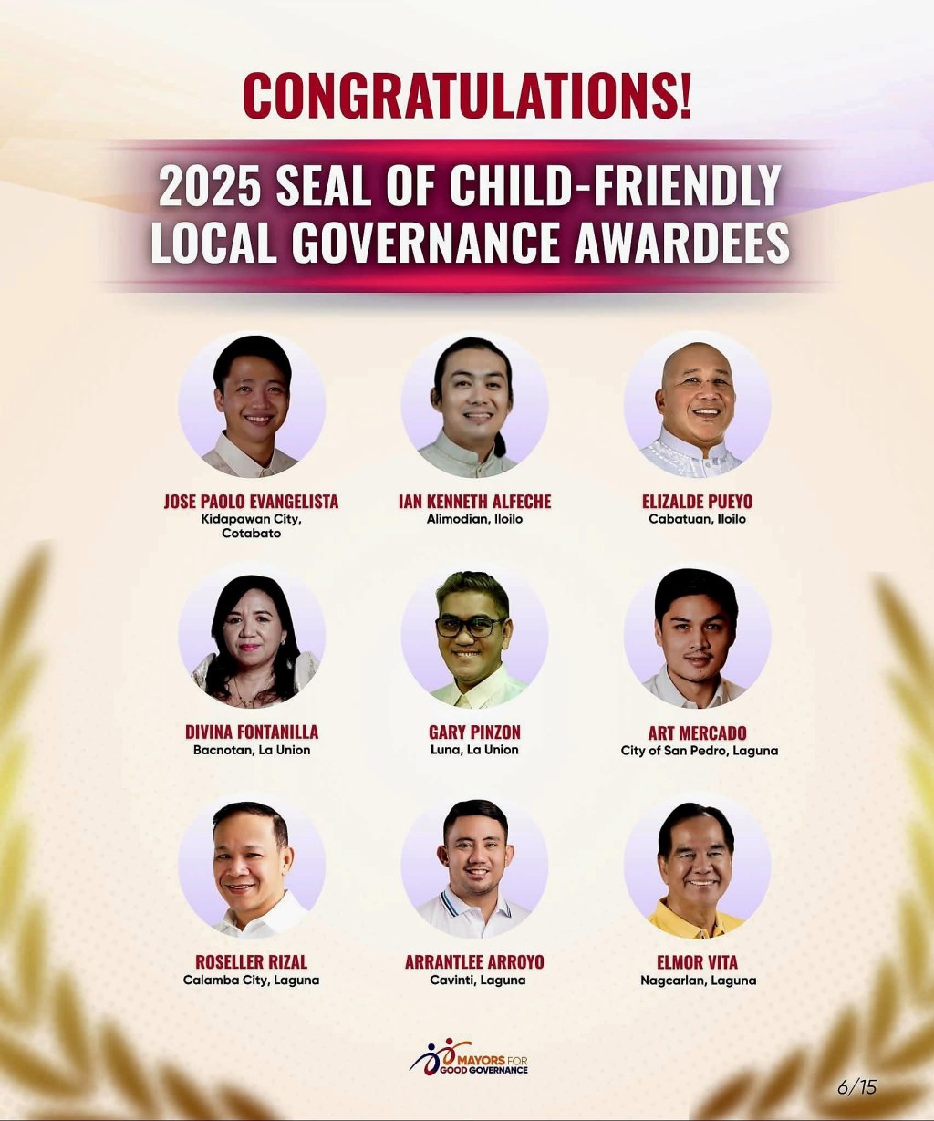 Mayor Ross Rizal’s Achievement Places Calamba Among Top Child-Friendly LGUs in the&nbsp;Philippines
