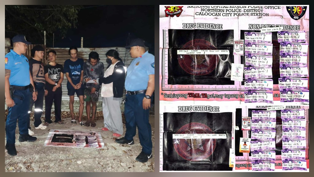 Tatlong Lalaki, Arestado sa Cara y Cruz at Pagkakasangkot sa Ilegal na Droga sa&nbsp;Caloocan