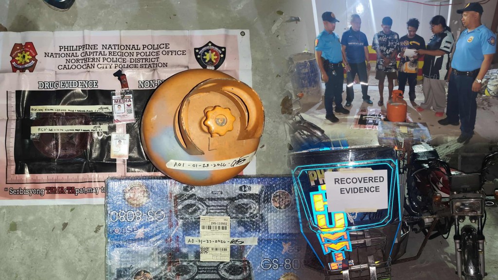 Dalawang Lalaki, Arestado sa Follow-Up Operation Kaugnay ng Robbery at Ilegal na Droga sa Caloocan&nbsp;City