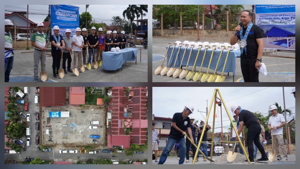 Calamba Breaks Ground on New Covered Court in Hacienda Hills Under Mayor Ross Rizal’s&nbsp;Leadership