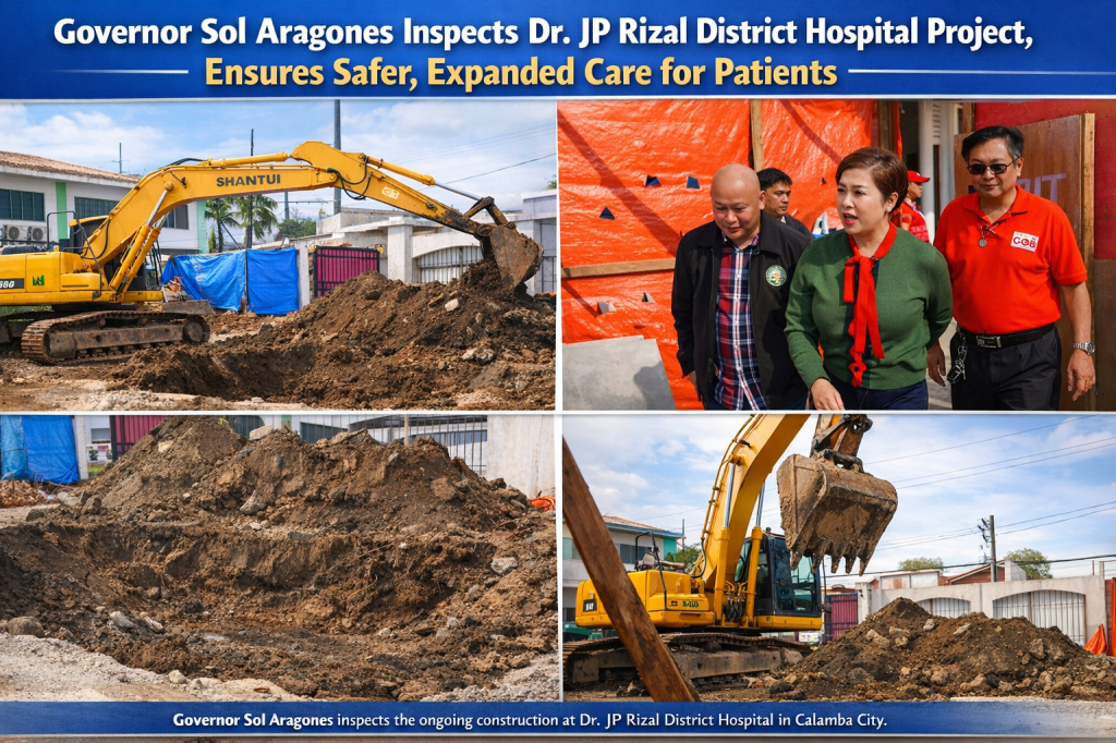 Gov. Sol Aragones Inspects Dr. JP Rizal District Hospital Project, Ensures Safer, Expanded Care for&nbsp;Patients