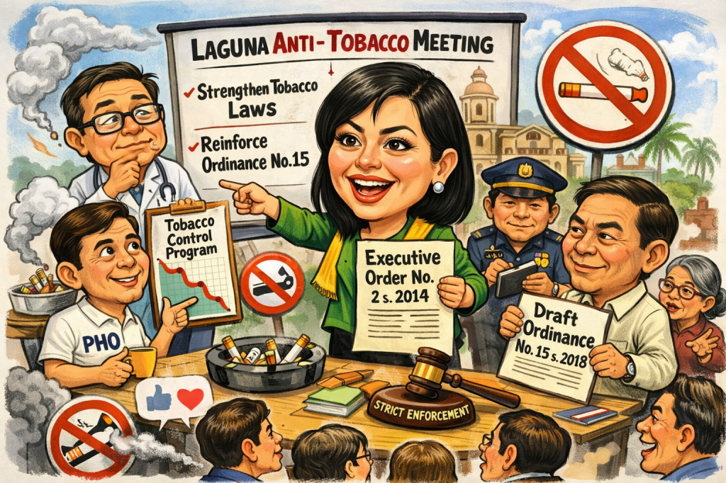 Laguna Strengthens Anti-Tobacco Drive with Policy Review and Stronger Enforcement&nbsp;Plans