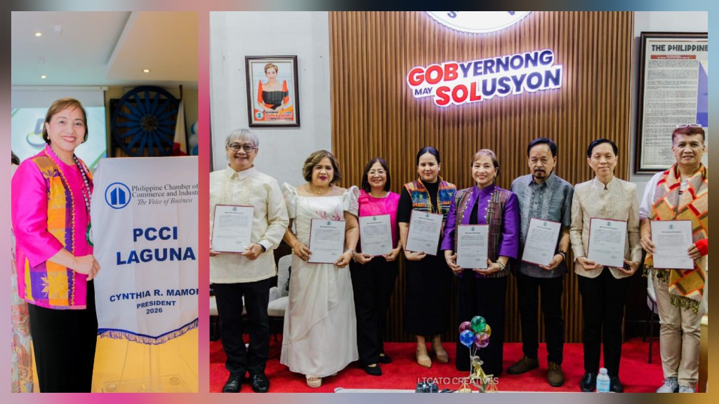 Enchanted Kingdom COO Cynthia Mamon Takes Oath as President of Laguna Chamber of Commerce and Industry,&nbsp;Inc.