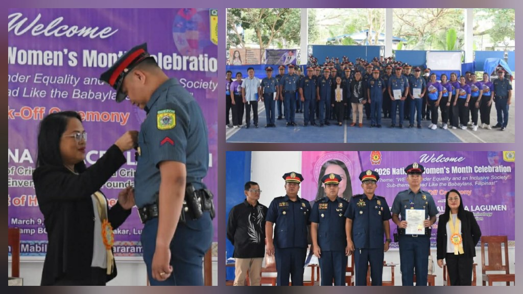 PULIS QUEZON PINALALAKAS ANG KAMPANYA PARA SA GENDER EQUALITY SA PAGBUBUKAS NG WOMEN’S&nbsp;MONTH