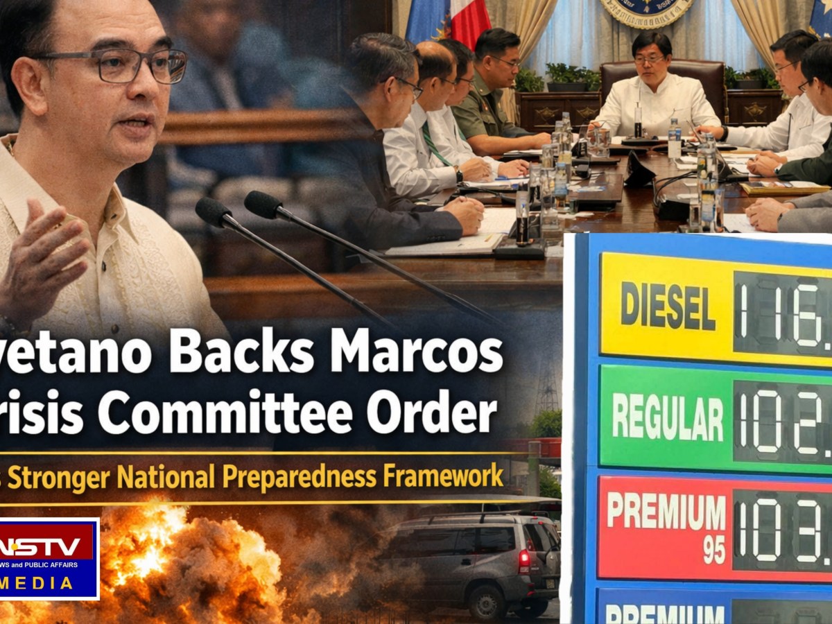 Cayetano Backs Marcos Crisis Committee Order, Pushes Stronger National Preparedness&nbsp;Framework