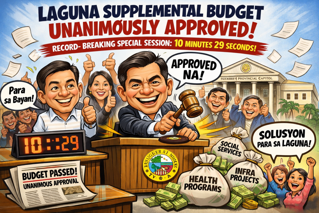Laguna Supplemental Budget Unanimously Approved in Record-Breaking Special&nbsp;Session