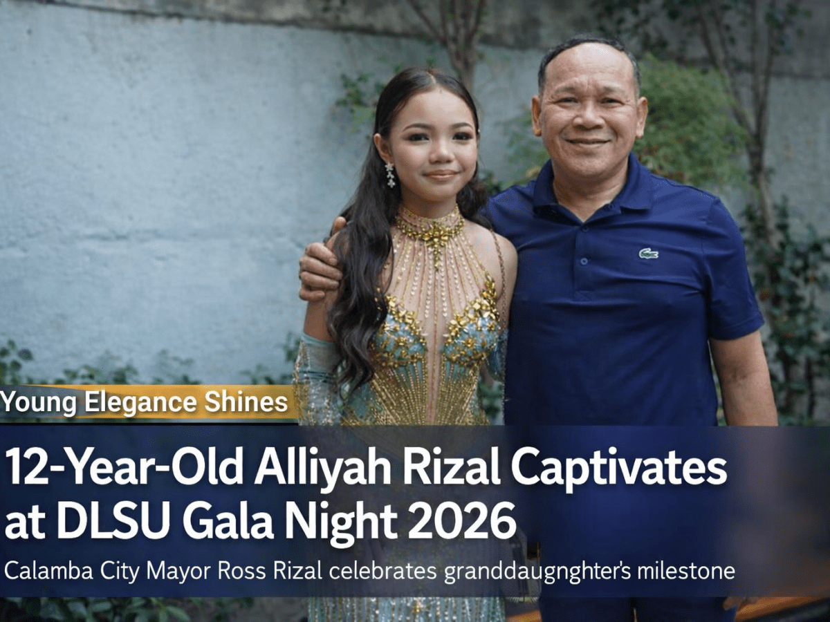 Young Elegance Shines: 12-Year-Old Alliyah Rizal Captivates at DLSU Gala Night&nbsp;2026