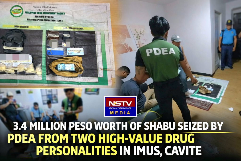 3,4 MILLION PESO WORTH OF SHABU SEIZED BY PDEA FROM TWO HIGH-VALUE DRUG PERSONALITIES IN IMUS&nbsp;CAVITE
