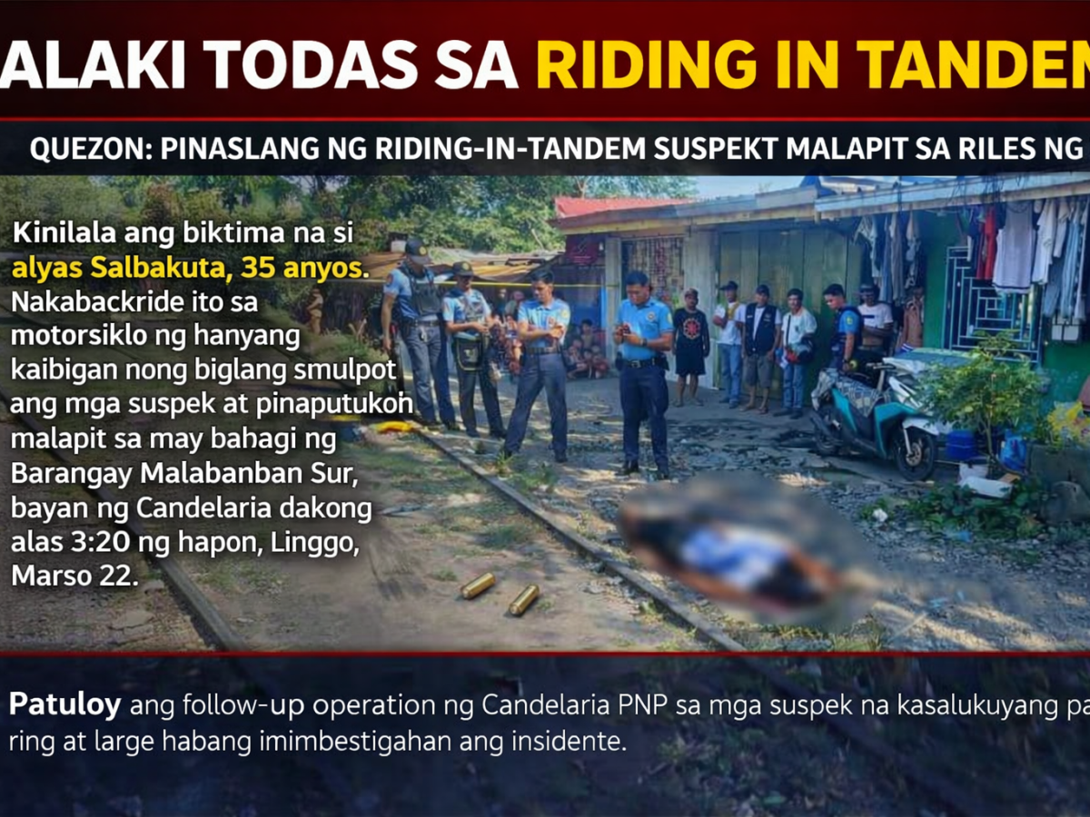 LALAKI TODAS SA RIDING IN&nbsp;TANDEM