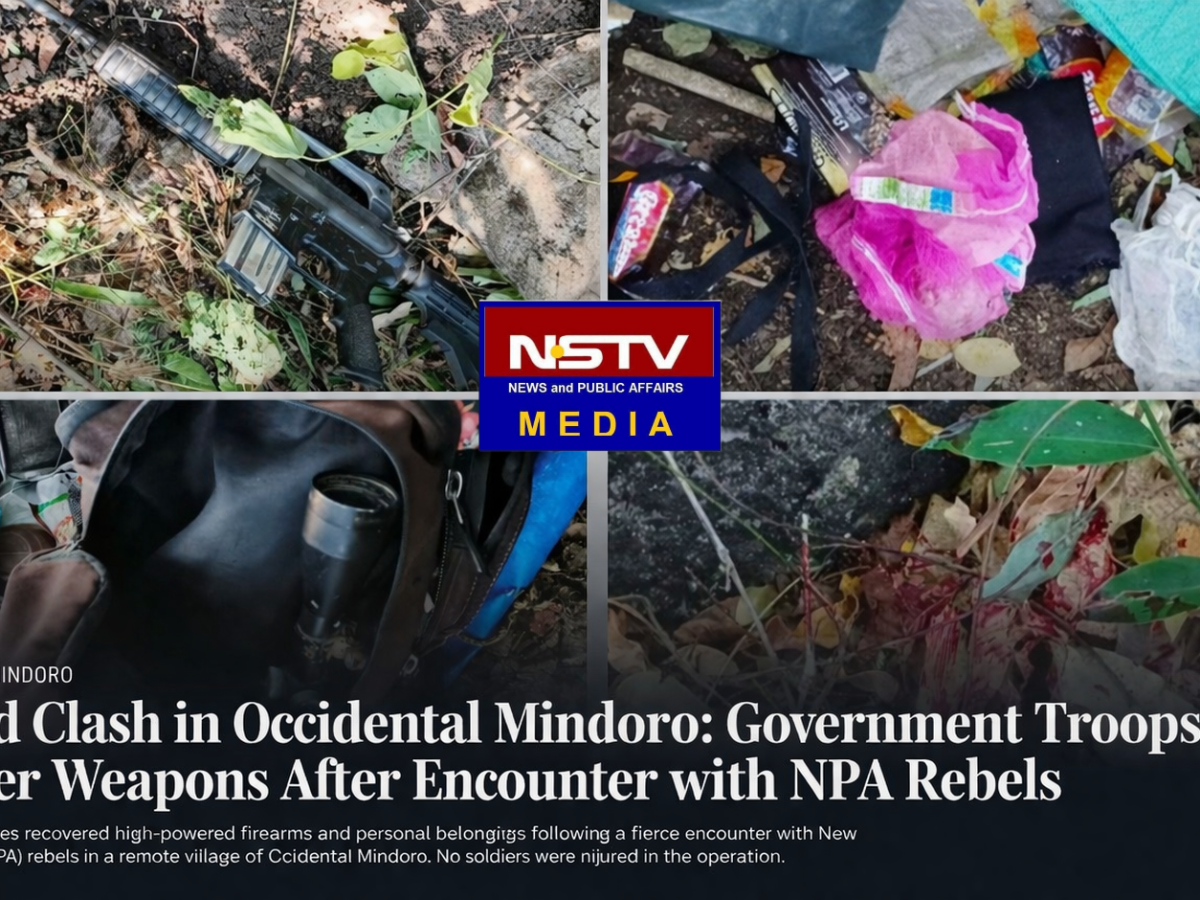 Armed Clash in Occidental Mindoro: Government Troops Recover Weapons After Encounter with NPA&nbsp;Rebels
