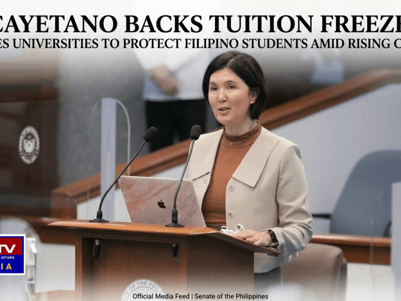 Cayetano Backs Tuition Freeze, Urges Universities to Protect Filipino Students Amid Rising&nbsp;Costs