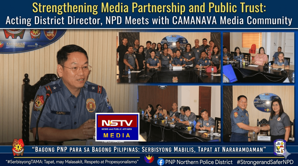 Pagpapalakas ng Media Partnership at Public Trust: Acting District Director, NPD Nakipagpulong sa CAMANAVA Media&nbsp;Community