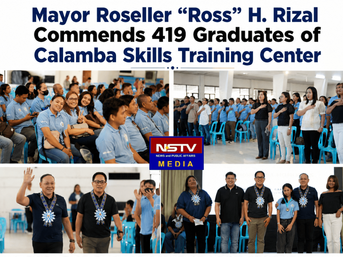 419 Calambeños Graduate from Skills Training Program, Marking New Beginnings and Greater&nbsp;Opportunities