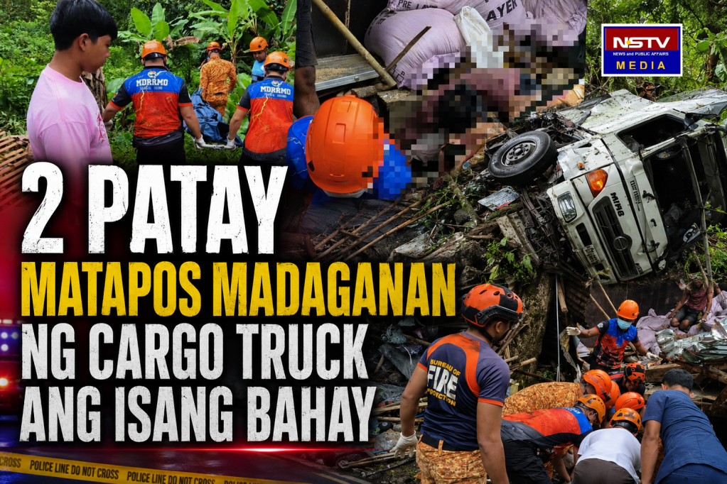 2 PATAY MATAPOS MADAGANAN NG CARGO TRUCK ANG ISANG&nbsp;BAHAY