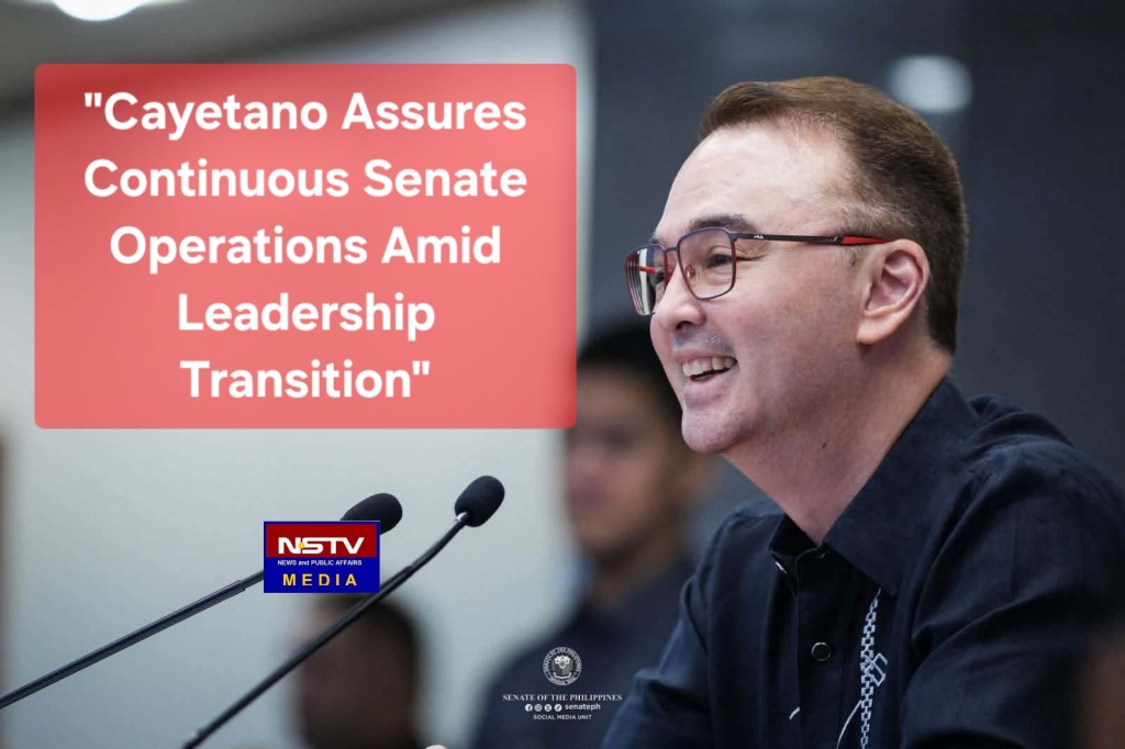 Cayetano Assures Continuous Senate Operations Amid Leadership&nbsp;Transition