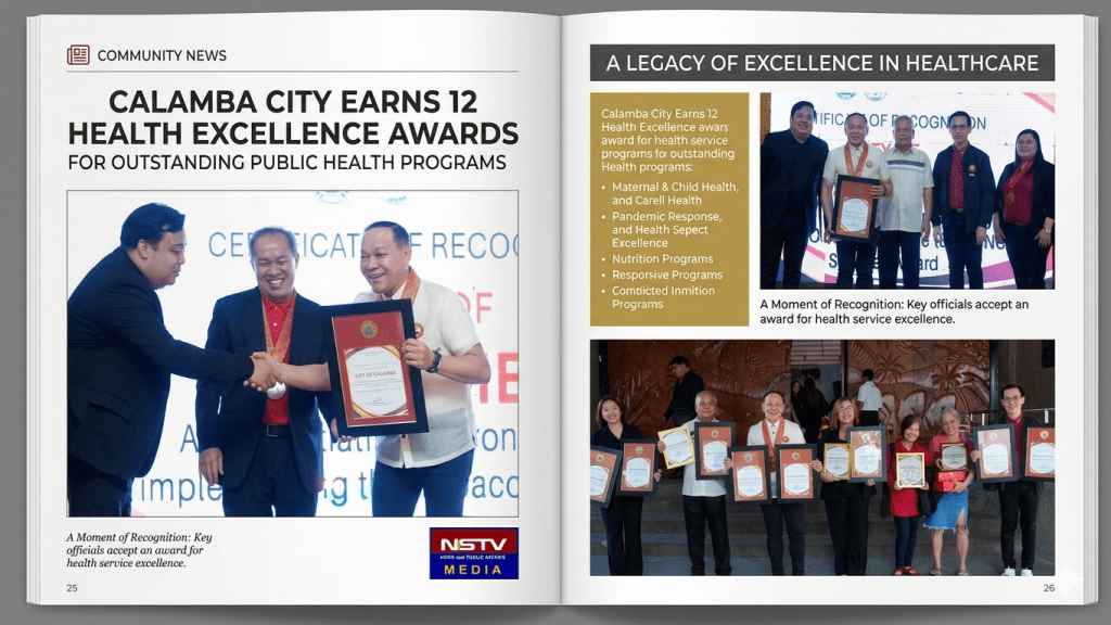 Calamba City Earns 12 Health Excellence Awards for Outstanding Public Health&nbsp;Programs