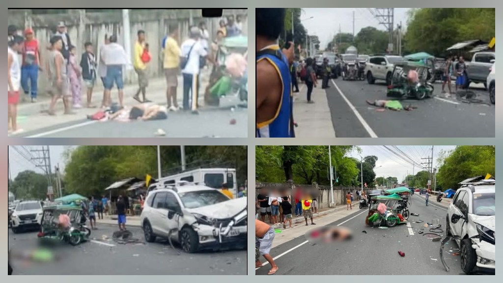 TRICYCLE VS MINI SUV 6 ANG NASAWI 3&nbsp;SUGATAN