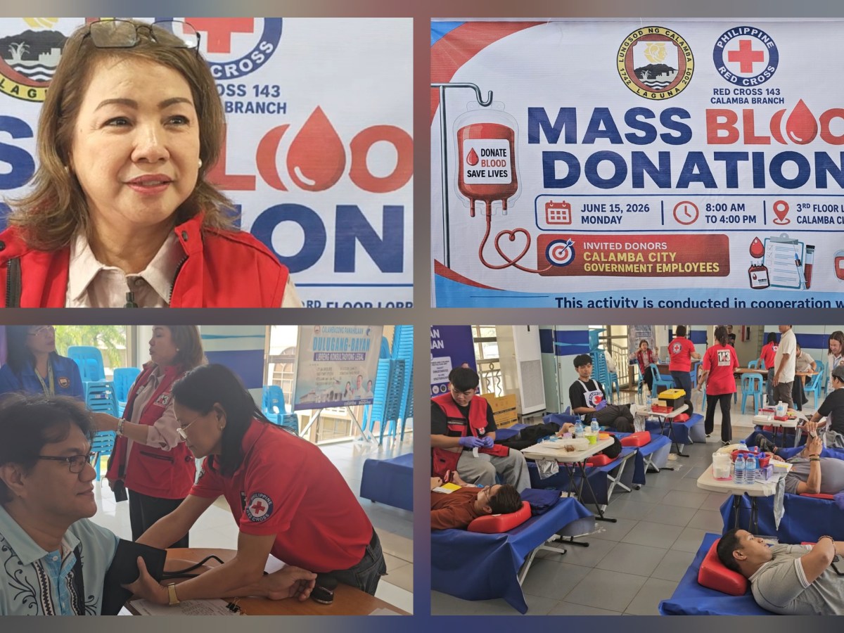 MASS BLOOD DONATION ISINAGAWA SA CALAMBA CITY&nbsp;HALL