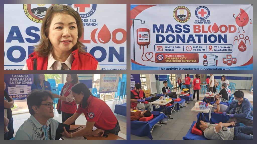 MASS BLOOD DONATION ISINAGAWA SA CALAMBA CITY&nbsp;HALL